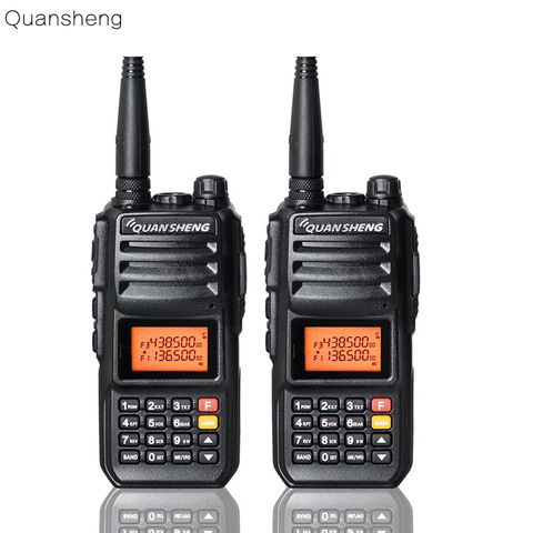 2PCS Upgrade Walkie-Talkie QuanSheng TG-UV2 More than 10W Long Range Walkie Talkie 10KM 4000mah Radio Vhf uhf Dual Band Long Sta ► Photo 1/6