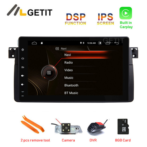 Auto Radio Android 10 Car Stereo for BMW E46 M3 318/320/325/330/335 Car GPS Navigation Radio Multimedia ► Photo 1/5