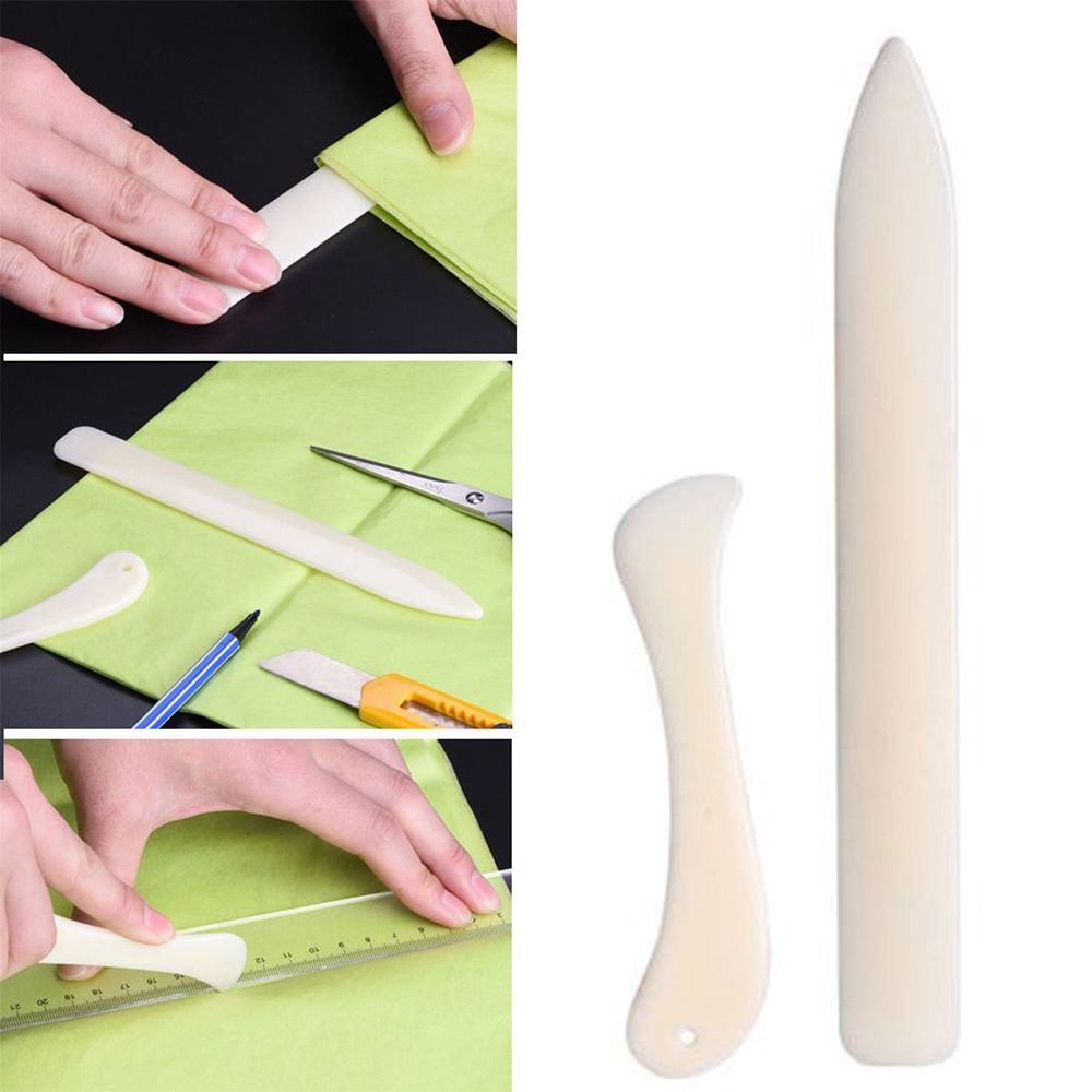 1Pcs Natural Bone Folder Leather Craft Tools for Scoring Folding Creasing  Paper Edge Tool