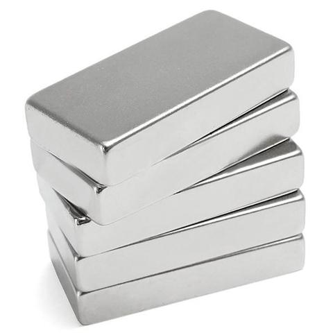 Super Strong N52 Neodymium Magnet N52 50x25x10mm Bulk Useful Strip Block Bar fridge Magnets Rare Earth Permanent Magnetic imanes ► Photo 1/6