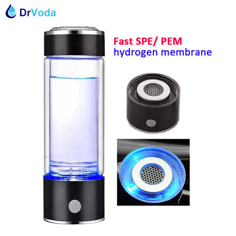 New SPE/PEM Electrolysis Hydrogen Rich Generator Water Ionizer Bottle with adaptor for PET bottle Use ► Photo 1/6