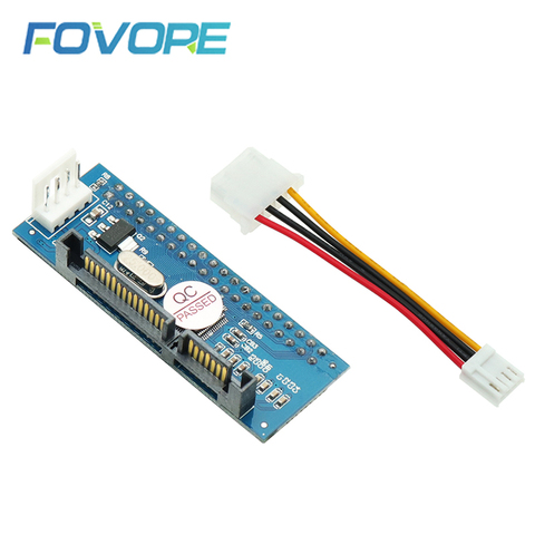 SATA IDE adapter 40 pin IDE to SATA converter SATA-IDE converter 3.5 HDD IDE/PATA hard disk adapter with 7 pin-SATA Data Cable ► Photo 1/6