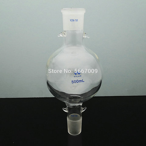 1pcs 50ml to 2000ml Lab Glass Chromatography Solvent Reservoir Cushion Ball Standard Joint chromatography  column storage ball ► Photo 1/6