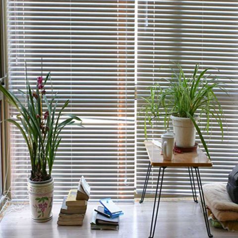 Easy Contorl Aluminum blinds Moisture proof waterproof 25mm Venetian blinds for office /bathroom ► Photo 1/6