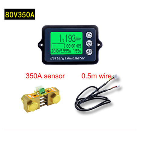 TK15 80V 350A Coulomb Meter Battery Capacity Indicator Coulometer Power Level Display Professional Lithium TK15 Battery Tester ► Photo 1/6