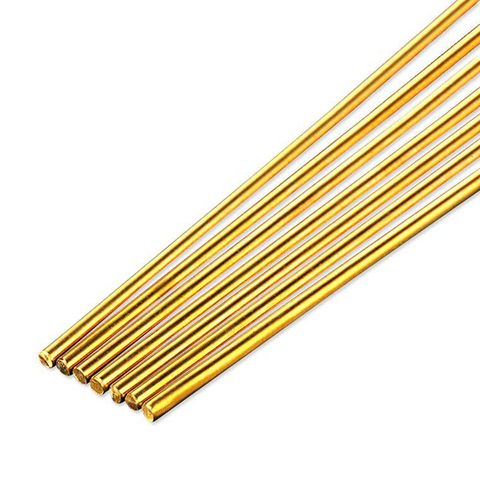 5pcs 10pcs 20pcs Brass Welding Rods Wires Sticks 500mm Length Wire Electrode Soldering Rod  For Brazing Soldering Repair Tools ► Photo 1/6