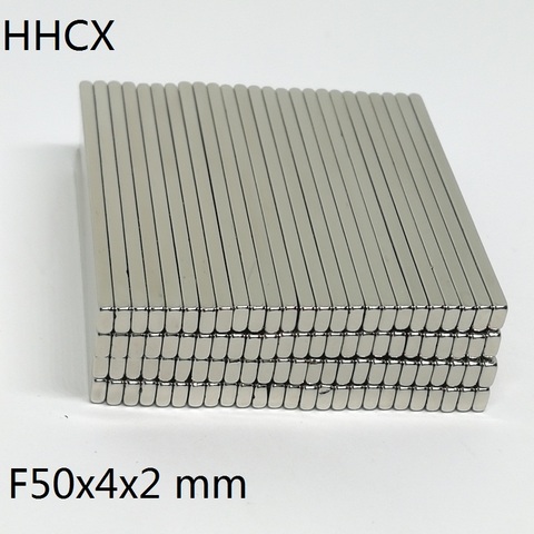 5 10 20 50pcs/lot magnet 50*4*2 mm N35 Strong NdFeB Rare Earth Magnet 50x4x2 Neodymium Magnets 50 x 4 x 2 for moto ► Photo 1/4