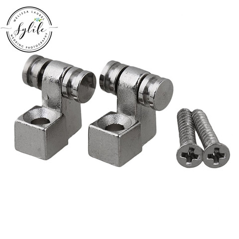 Chrome Metal Guitar String Tree Retainer Roller Design for Electric Guitar Pack of 2 ► Photo 1/3