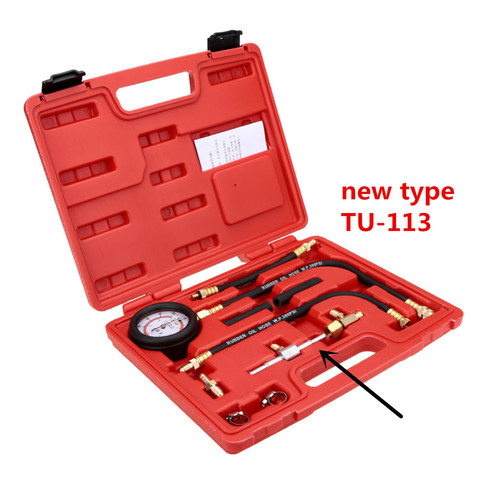 TU-113 Auto Fuel Injection Pump Pressure Tester Kit Car Petrol Gas Engine Cylinder Compression Gauge Car Compressometer ► Photo 1/2