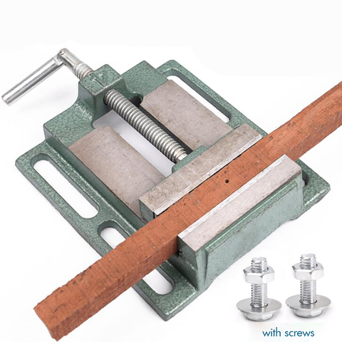 Cast Iron Drill Press Vise, 2.5 Inch / 3 Inch, Table CNC Vise Small Bench Clamp for Milling Drilling Machine Woodworking ► Photo 1/4