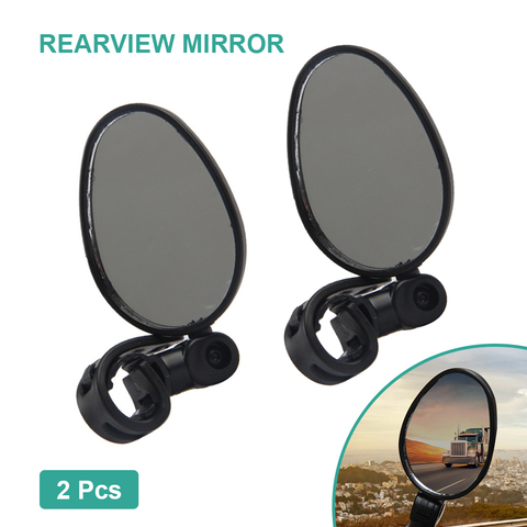 1 Pair 360° Rotation Bicycle Rear View Mirror Bike Cycling Wide Range Back Sight Reflector Adjustable Left Right MTB Mirrors ► Photo 1/6