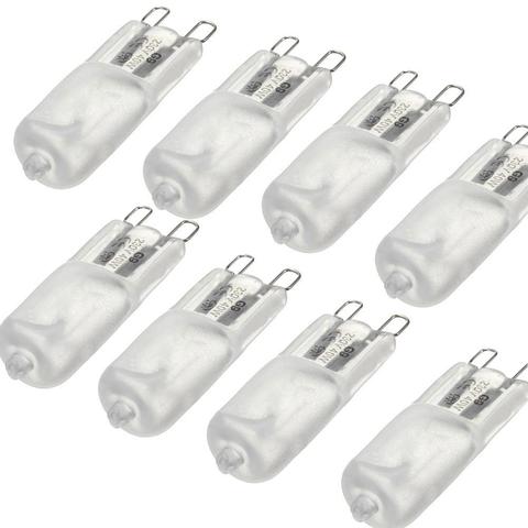 10 pieces warm white matte G9 2800K-3000K halogen lamp about Life hours 40w 50.000 F7K6 ► Photo 1/6