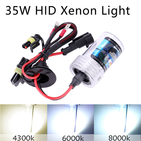 2x 35W HID Xenon Light H4 H7 H8 9005 Conversion Kit H1 H3 H11 Bulb 4300K 6000K 8000K Auto Car Headlight Lamp ► Photo 1/6