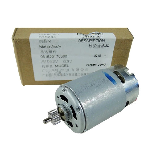 DC 12V 9.6V Motor 12 teeth Genuine Parts 318244 for HITACHI DS12DVF3 FDS12DVA FDS9DVA DS9DVF3 DS12DVFA RS-550VC-8022 Motor ► Photo 1/2