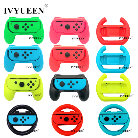 IVYUEEN 2 pcs Update Version Controller Handle Grips for Nintendo Switch NS NX Joy-Con Console Joy Cons Holder - Blue / Green ► Photo 1/6