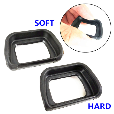 Hard & Soft Viewfinder Eyecup Eyepiece Cup for Sony A6000 A6100 A6300 NEX 6 7 FDA-EV1S replace FDA-EP10 ► Photo 1/6