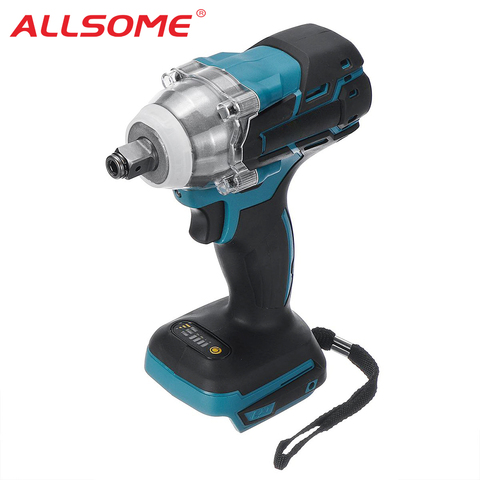 ALLSOME 18V 520N.m  Electric Screwdriver Brushless Impact Wrench Drill Driver  For Makita Battery ► Photo 1/6