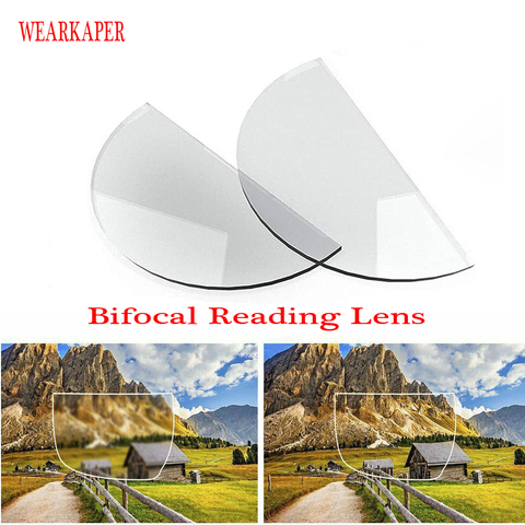 Newest Liquid Silicone Bifocal Reading Lens 2 Pcs Stick-on Presbyopic Lenses Magnification Reusable Bifocal Lenses 1.0 2.0 3.0 ► Photo 1/6