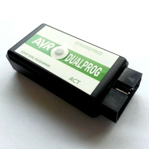 AVRISP STK500+MKII DUAL USB programmer ATMEL AVR ISP PDI TPI WIN7/8/10 DUALPROG ► Photo 1/4