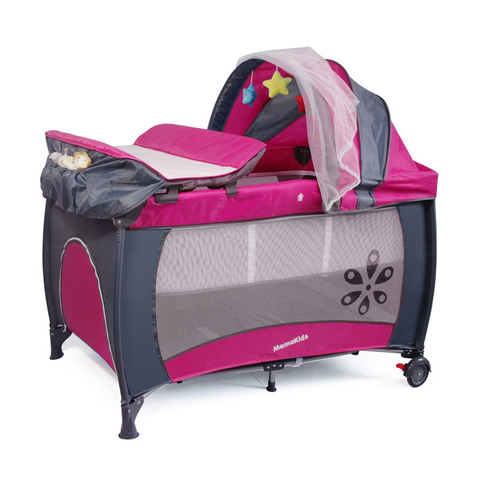 European Style Multifunctional Portable Folding Newborn Baby Bedside Bed Cradle Bed Game Bed  with Mosquito Net 0-4years Old ► Photo 1/1