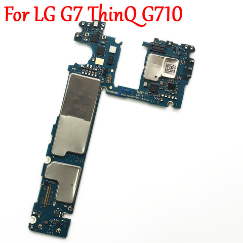 Tested Full Work Unlock Motherboard Circuits Panel For LG G7 ThinQ G710N G710ULM G710EM G710VM G710EAW G710EMW Logic Mainboard ► Photo 1/4