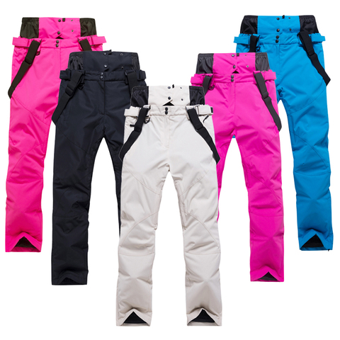 2022Ski Pants Men And Women Outdoor High Quality Windproof Waterproof Warm Couple Snow Trousers Winter Ski Snowboard Pants Brand ► Photo 1/6