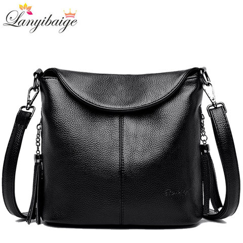 Soft Leather Crossbody Bags for Women 2022 Luxury Handbags Women Bags Designer Female Casual Hand Shoulder Bag bolsos de mujer ► Photo 1/6