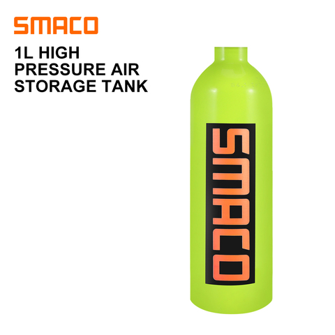 SMACO 1L Diving Equipment Scuba  Air Tanks Underwater Respirator Diving Oxygen Bottle Swimming Equipment 3000PSI ► Photo 1/4