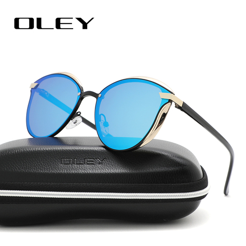 OLEY Cat Eye Sunglasses Women Polarized Fashion Ladies Sun Glasses Female Vintage Shades Oculos de sol Feminino UV400 Y7824 ► Photo 1/6