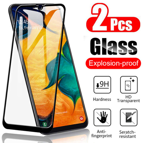 2Pcs/Lot Protective Glass On For Samsung Galaxy A40 A30 A20 A10 A50 A60 A70 A80 A90 Tempered Glass For Samsung A41 A31 A51 A71 ► Photo 1/6