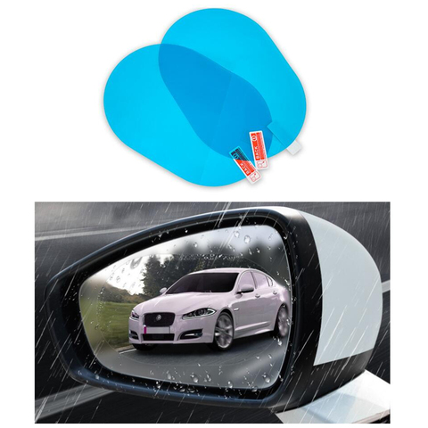 Car glass anti-fog and rain-proof film Car rearview mirror sticker modification For Audi BMW Mercedes-Benz stickers accessories ► Photo 1/6