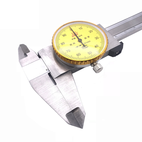 Dial Calipers 0-150mm 0.01mm 0-200 300 mm High Precision Industry Stainless Steel Vernier Caliper Shockproof Measuring Tool ► Photo 1/6