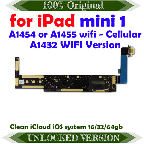 Price History Review On A1432 Wifiversion A1454 Or A1455 Original Unlock Icloud For Ipad Mini 1 Motherboard For Ipad Mini 1 Logic Boards With Ios System Aliexpress Seller Tdhhx Store Alitools Io