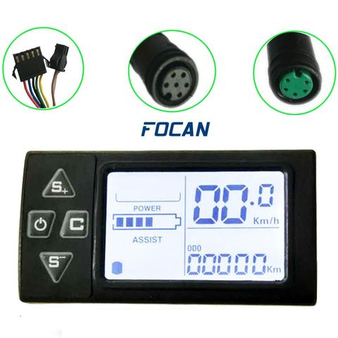 24V/36V/48V LCD Ebike Display with waterproof plug for Electric Bike bldc Controller Control Panel 861 ► Photo 1/2