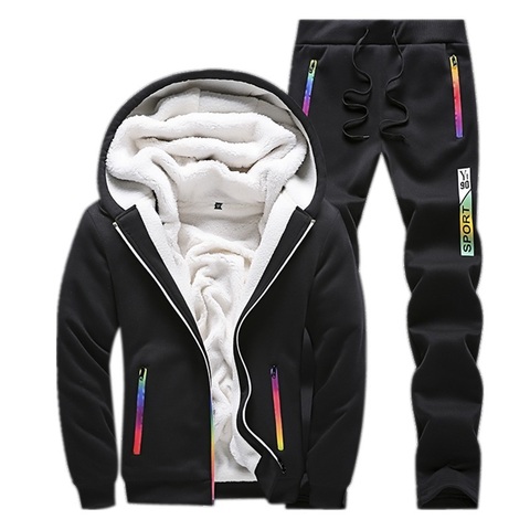 LW Plus Size Hooded Collar Patchwork Tracksuit Set Women Fall Clothes  Sweatsuit Joggers Outfit Zip Top Sweatpants Tracksuit - AliExpress