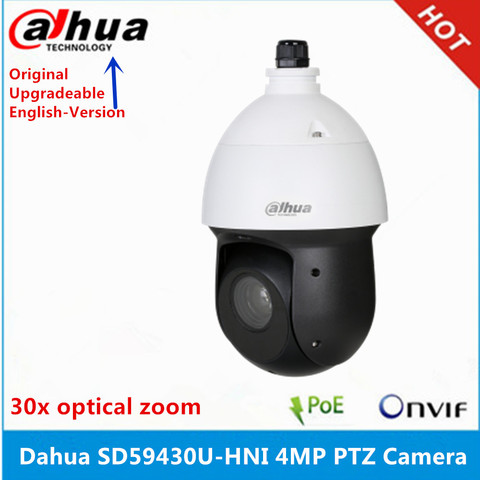 Original DH SD59430U-HNI 4MP 30X zoom Network  PTZ Dome Camera with POE IP66  IR100M auto tracking DH-SD59430U-HN ► Photo 1/2