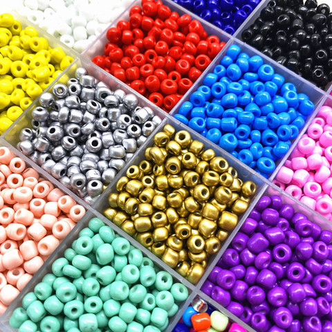 15g 2mm 3mm 4mm Colourful Series Charm Czech Glass Seed Beads for Jewelry  Making