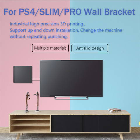 Wall Mount Bracket for PlayStation 4 PS4 Slim Pro Game Console Accessories ► Photo 1/6