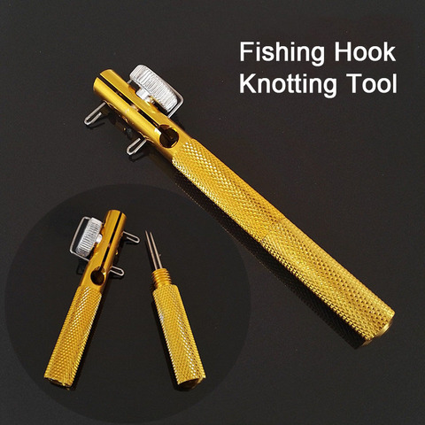 Full Metal Carp Fishing Hook Knotting Tool & Tie Hook Loop Making Device & Hooks Decoupling Remover  Fishing Accessory Pesca ► Photo 1/6