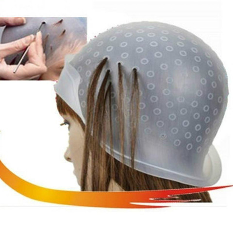 Reusable Professional Salon Hair Color Coloring Highlighting Dye Cap for Hair Extension Styling Tools Barber Beauty Hair Salon ► Photo 1/6