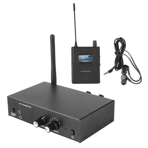 For ANLEON S2 Stereo Wireless In Ear Monitor System Stage Monitoring  Microphone Transmitter System 561-568Mhz US Plug 100-240V ► Photo 1/6