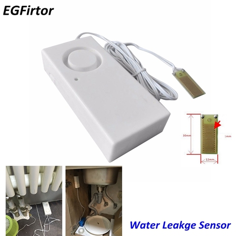 Home Alarm Water Leakage Alarm Detector 110dB Independent Water Leak Sensor Detection Flood Alert Overflow Security Alarm System ► Photo 1/6