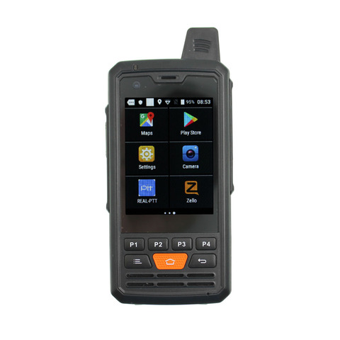 UNIWA F50 4G Network Radio 4G-P3 4000mAh Android 6.0 Smart Phone POC Radio LTE/WCDMA/GSM Walkie Talkie  Real PTT Zello ► Photo 1/6