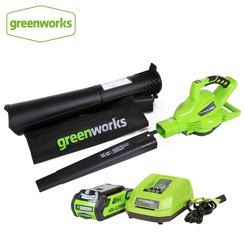 GreenWorks Outdoor Garden DigiPro G-MAX 40V Cordless Variable Speed185MPH Blower Vaccumm  With 4ah Battery Charger ► Photo 1/4