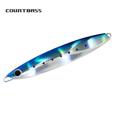 COUNTBASS Jigging Fishing Lures 60g 80g 100g 120g 150g, Saltwater Slide Jigs Leurre Lead Metal Fish Bait Snapper Lure ► Photo 1/6