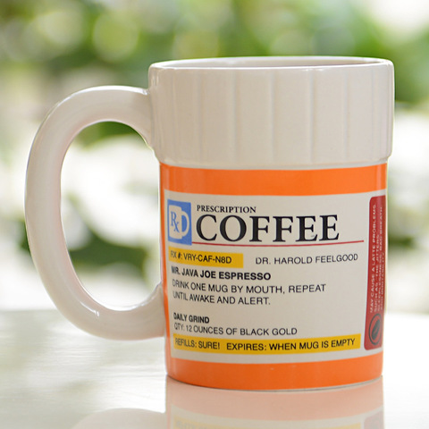 Creative Prescription Coffee Mug Ceramic Pill Bottle Cup Pharmacy Rx Coffee Water Cup Tasse ► Photo 1/6