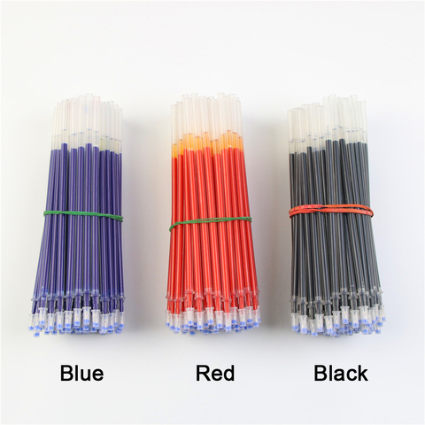 20Pcs/Lot Neutral Ink Gel Pen Refill Neutral Pen Good Quality Refill Black Blue Red 0.5mm 0.38mm Bullet Refill Office and School ► Photo 1/6