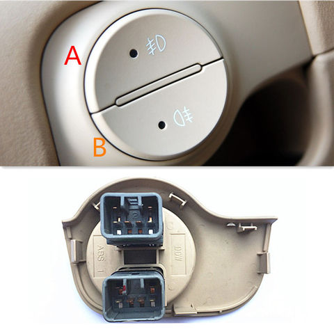 Fog light switch for Kia rio ACCENT 2005 Prime front fog lamp rear fog Control Switch ► Photo 1/5