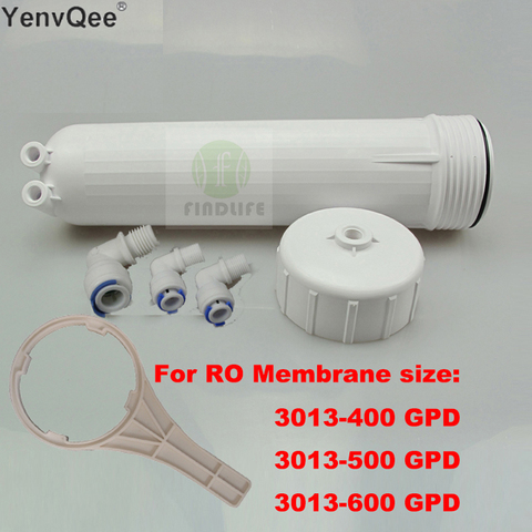 Water Filter Parts RO Membrane Housing for 3013-400 gpd or 3013-600gpd ro membrane Complete WIth All Fittings And Spanner ► Photo 1/5