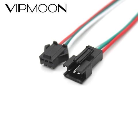 2pin 3pin 4pin 5pin led connector Male/female JST SM 2 3 4 5 Pin Plug Connector Wire cable for led strip light Lamp Driver CCTV ► Photo 1/6